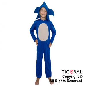 DISFRAZ ECONOMICO SONIC TALLE 0 x 1